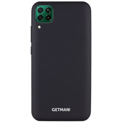 Чохол Silicone Cover GETMAN for Magnet для Huawei P40 Lite Чорний / Black