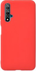 Чохол накладка Huawei Nova 5T Red TOTO 1mm Matt TPU Case