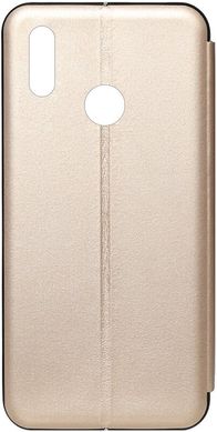Чохол книга Huawei P Smart 2019 TOTO Book Rounded Leather Case gold