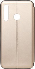 Чохол книга Huawei P Smart+ 2019 TOTO Book Rounded Leather Case gold