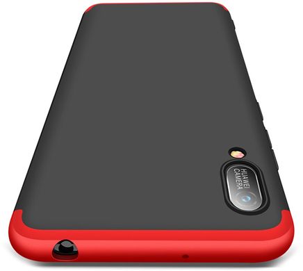 Чохол накладка GKK 3 in 1 Hard PC Case Huawei Y6 2019 Red/Black