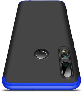 Чохол накладка GKK 3 in 1 Hard PC Case Huawei P Smart+ 2019 Blue/Black