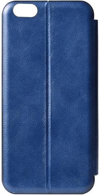 Чехол книжка iPhone 6 plus- 6s plus TOTO Book Rounded Leather Case Apple blue