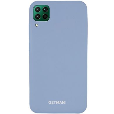 Чохол Silicone Cover GETMAN for Magnet для Huawei P40 Lite Сірий / Mist Blue
