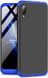Чохол накладка GKK 3 in 1 Hard PC Case Huawei Y6 2019 Blue/Black