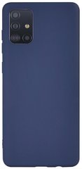 Чохол накладка Samsung Galaxy A51 Navy blue TOTO 1mm Matt TPU Case