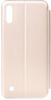 Чехол книжка Samsung A10 TOTO Book Rounded Leather Case gold