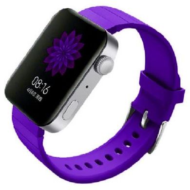 Ремінець до смарт-годинника BeCover Silicone для Xiaomi Mi Watch Purple (704519), пурпурний