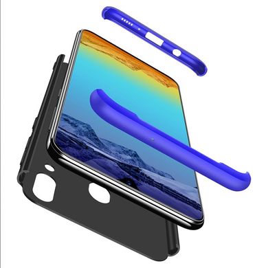 Чехол накладка GKK 3 in 1 Hard PC Case Samsung Galaxy M20 Blue/Black
