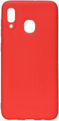 Чехол накладка TOTO 1mm Matt TPU Case Samsung Galaxy A20/A30 Red