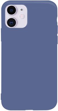 Чехол накладка iPhone 11 TOTO 1mm Matt TPU Case Apple Navy Blue
