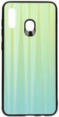 Чехол накладка TOTO Aurora Print Glass Case Samsung Galaxy A20; A30 Green