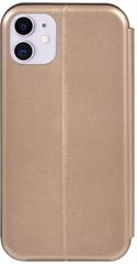 Чохол книга iPhone 11 TOTO Book Rounded Leather Case Apple gold