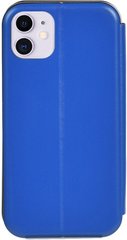 Чехол книжка iPhone 11 TOTO Book Rounded Leather Case Apple blue