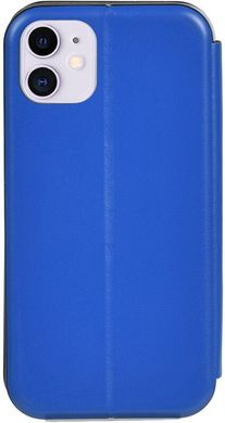 Чехол книжка iPhone 11 TOTO Book Rounded Leather Case Apple blue