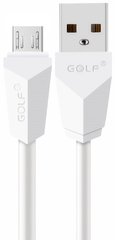 Кабель GOLF GC-27M Diamond USB cable microUSB White