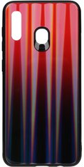 Чехол накладка TOTO Aurora Print Glass Case Samsung Galaxy A20; A30 Red