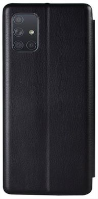 Чехол книжка Samsung A71 TOTO Book Rounded Leather Case Black