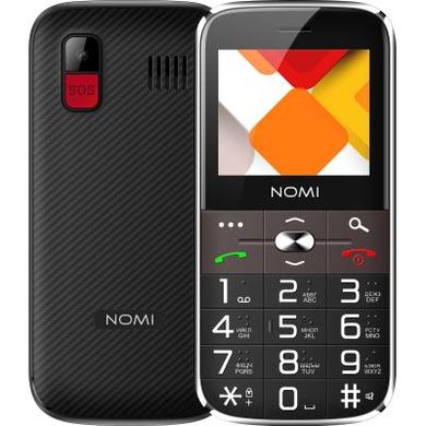 Мобильный телефон Nomi i220 Black, Чорний