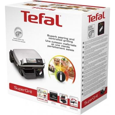 Електрогриль Tefal GC451B12, чорний + нержавіюча сталь