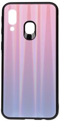 Чехол накладка TOTO Aurora Print Glass Case Samsung Galaxy A40 Lilac