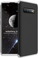 Чохол накладка GKK 3 in 1 Hard PC Case Samsung Galaxy S10+ Silver/Black