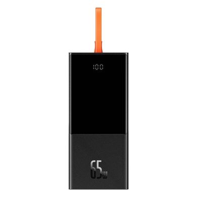 Батарея універсальна Baseus 20000mAh, PD/65W, QC/3.0, USB-C, 2*USB-A (PPJL000001 / PPIMDA-D01), Чорний