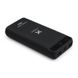 Батарея универсальная Vinga 20000 mAh QC3.0 Display soft touch black (VPB2QLSBK), Чорний