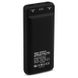 Батарея універсальна Vinga 20000 mAh QC3.0 Display soft touch black (VPB2QLSBK), Чорний