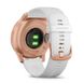 Смарт-часы Garmin vivomove Style, S/E EU, Rose Gold, White, Silicone (010-02240-20)