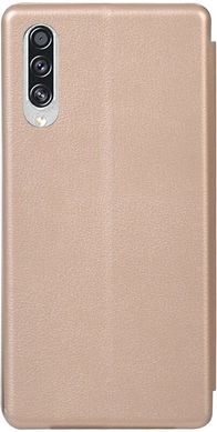 Чехол книжка Samsung A70s TOTO Book Rounded Leather Case gold