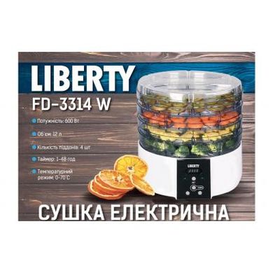Сушка для овочів та фруктів Liberty FD-3314W, Белый