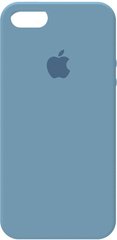 Чехол накладка Apple Silicone Case iPhone 5/5s/SE Azusa Blue