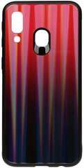 Чехол накладка TOTO Aurora Print Glass Case Samsung Galaxy A40 Red