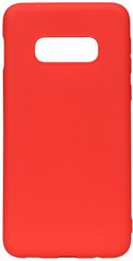 Чехол накладка TOTO 1mm Matt TPU Case Samsung Galaxy S10e Red