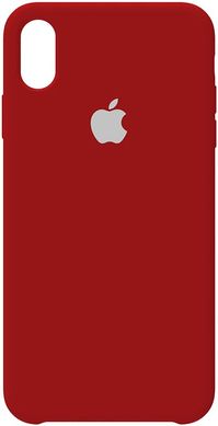 Чехол накладка Apple Silicone Case iPhone X/XS China Red