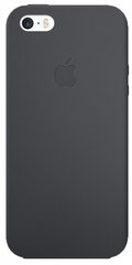 Чохол накладка Apple Silicone Case iPhone 5/5s/SE Black