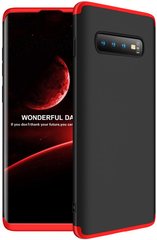 Чохол накладка GKK 3 in 1 Hard PC Case Samsung Galaxy S10+ Red/Black