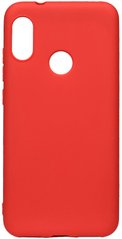 Чехол накладка TOTO 1mm Matt TPU Case Xiaomi Redmi 6 Pro Red