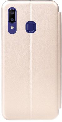 Чехол книжка Samsung M10s TOTO Book Rounded Leather Case gold
