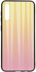 Чехол накладка TOTO Aurora Print Glass Case Samsung Galaxy A50 Pink