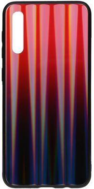 Чехол накладка TOTO Aurora Print Glass Case Samsung Galaxy A50 Red