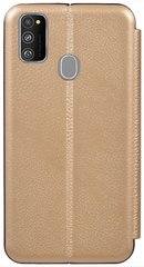 Чохол книга Samsung M30s TOTO Book Rounded Leather Case gold