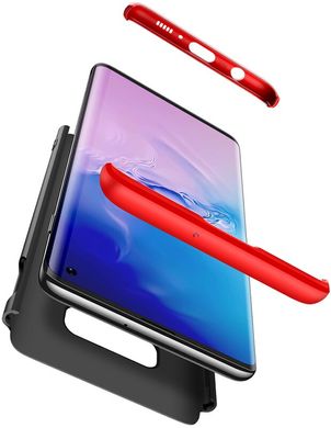 Чехол накладка GKK 3 in 1 Hard PC Case Samsung Galaxy S10e Red/Black