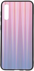 Чехол накладка TOTO Aurora Print Glass Case Samsung Galaxy A70 Lilac
