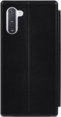 Чехол книжка Samsung Note 10 TOTO Book Rounded Leather Case Black