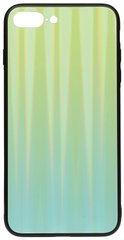 Чехол накладка TOTO Aurora Print Glass Case Apple iPhone 7 Plus; 8 Plus Green