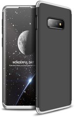 Чохол накладка GKK 3 in 1 Hard PC Case Samsung Galaxy S10e Silver/Black