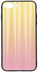 Чехол накладка TOTO Aurora Print Glass Case Apple iPhone 7 Plus; 8 Plus Pink