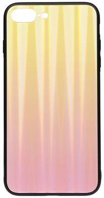 Чехол накладка TOTO Aurora Print Glass Case Apple iPhone 7 Plus; 8 Plus Pink